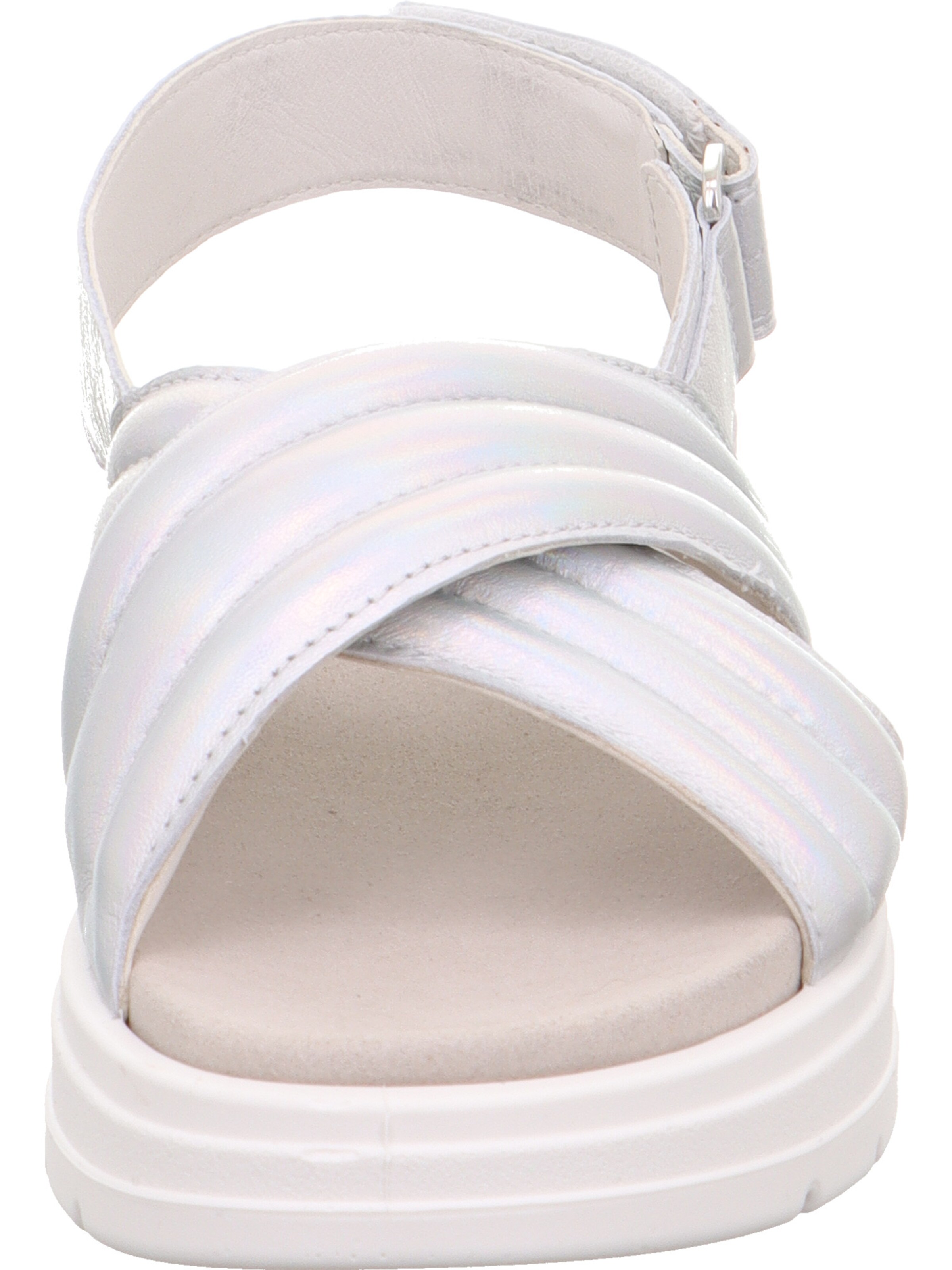 Legero Strap Sandals 'Sunwalker' in Silver