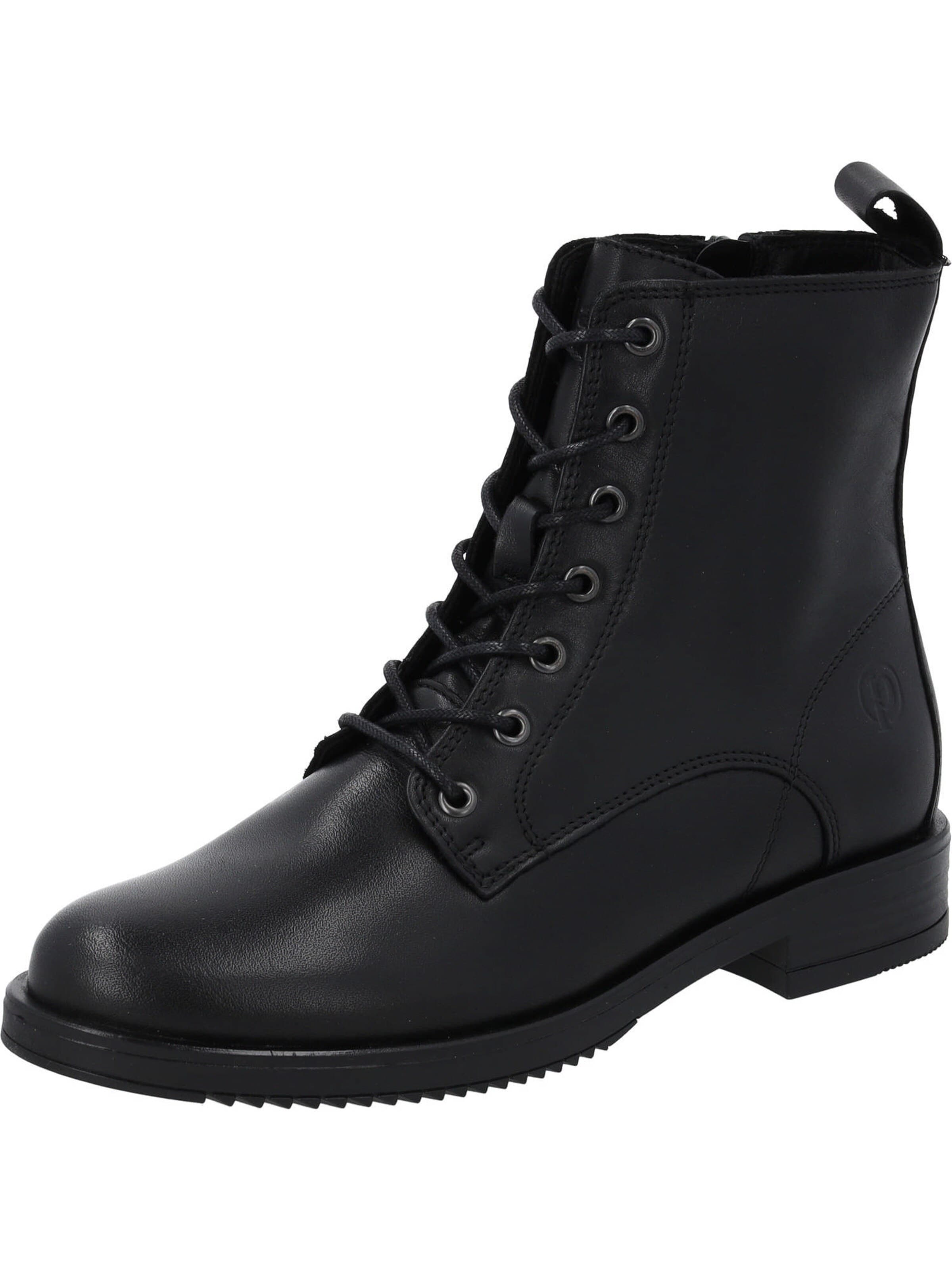 Palado Schnürstiefelette 'Chalki'‌‌‌‌‌‌ in Schwarz: Vorderseite