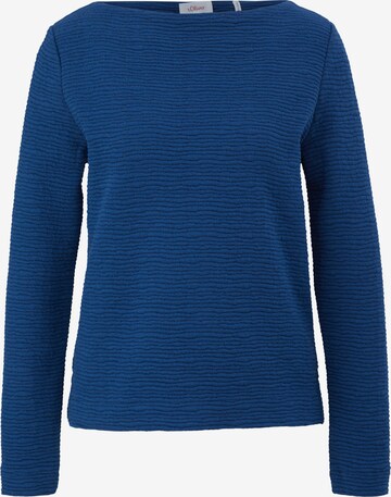 s.Oliver Sweatshirt in Blau: predná strana