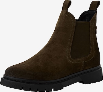 Chelsea Boots Tamaris en vert : devant