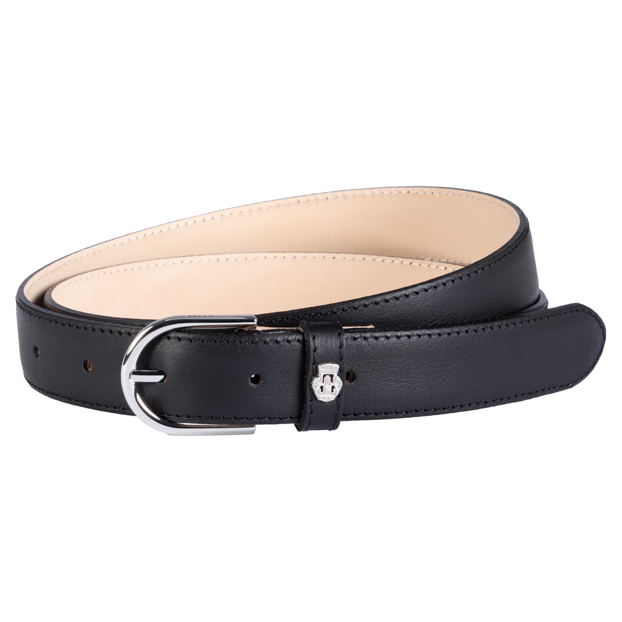 Roeckl Ledergürtel ' LIA 2,5 cm ' in Schwarz: Vorderseite