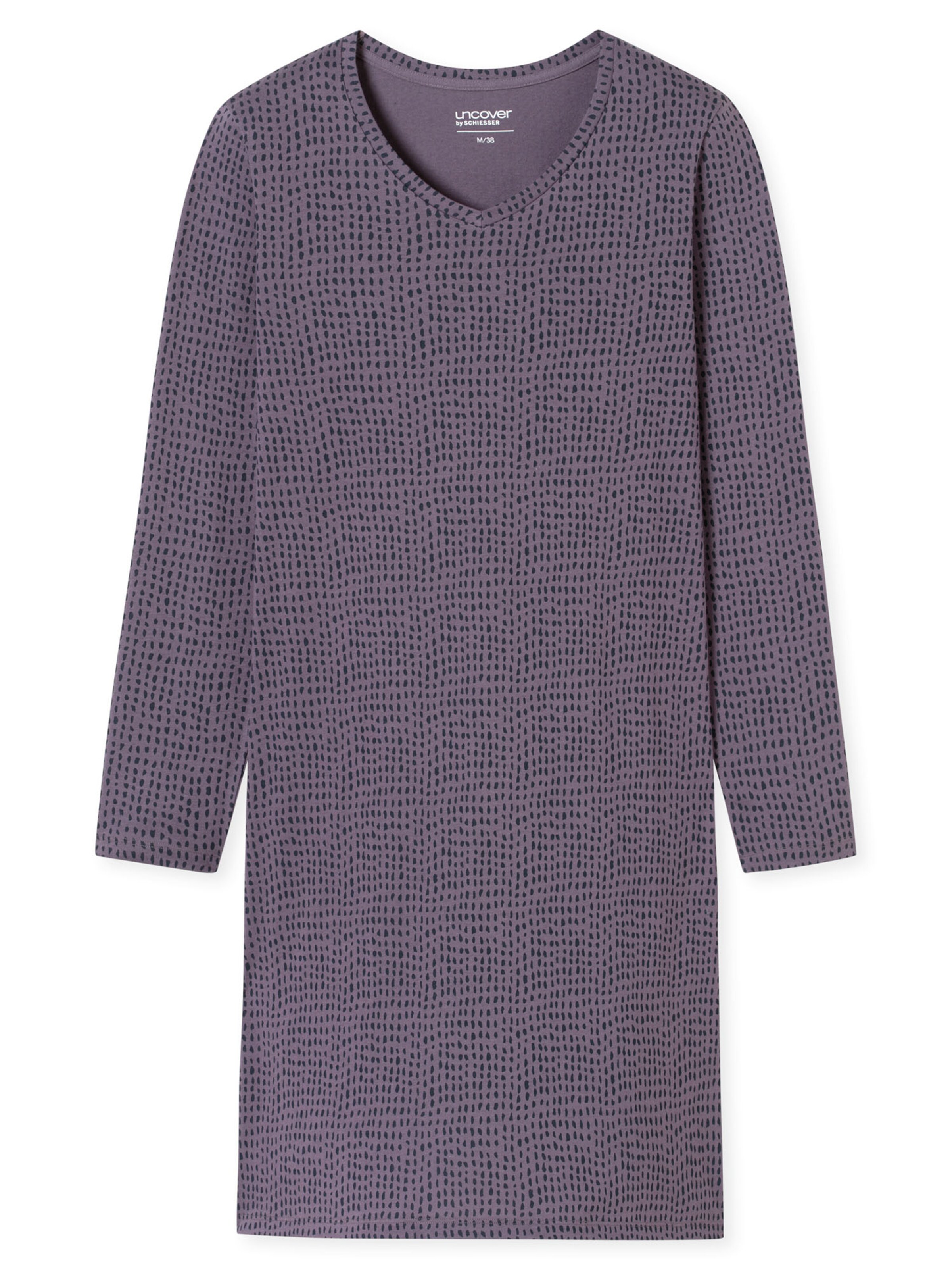SCHIESSER Nachthemd ' UNCOVER Nightwear ' in Lila: voorkant