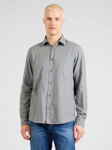 Regular fit Camicia di s.Oliver in grigio: frontale