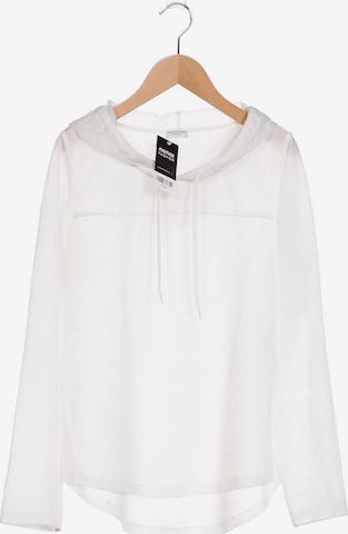 MARGITTES Sweatshirt & Zip-Up Hoodie in S in White: front