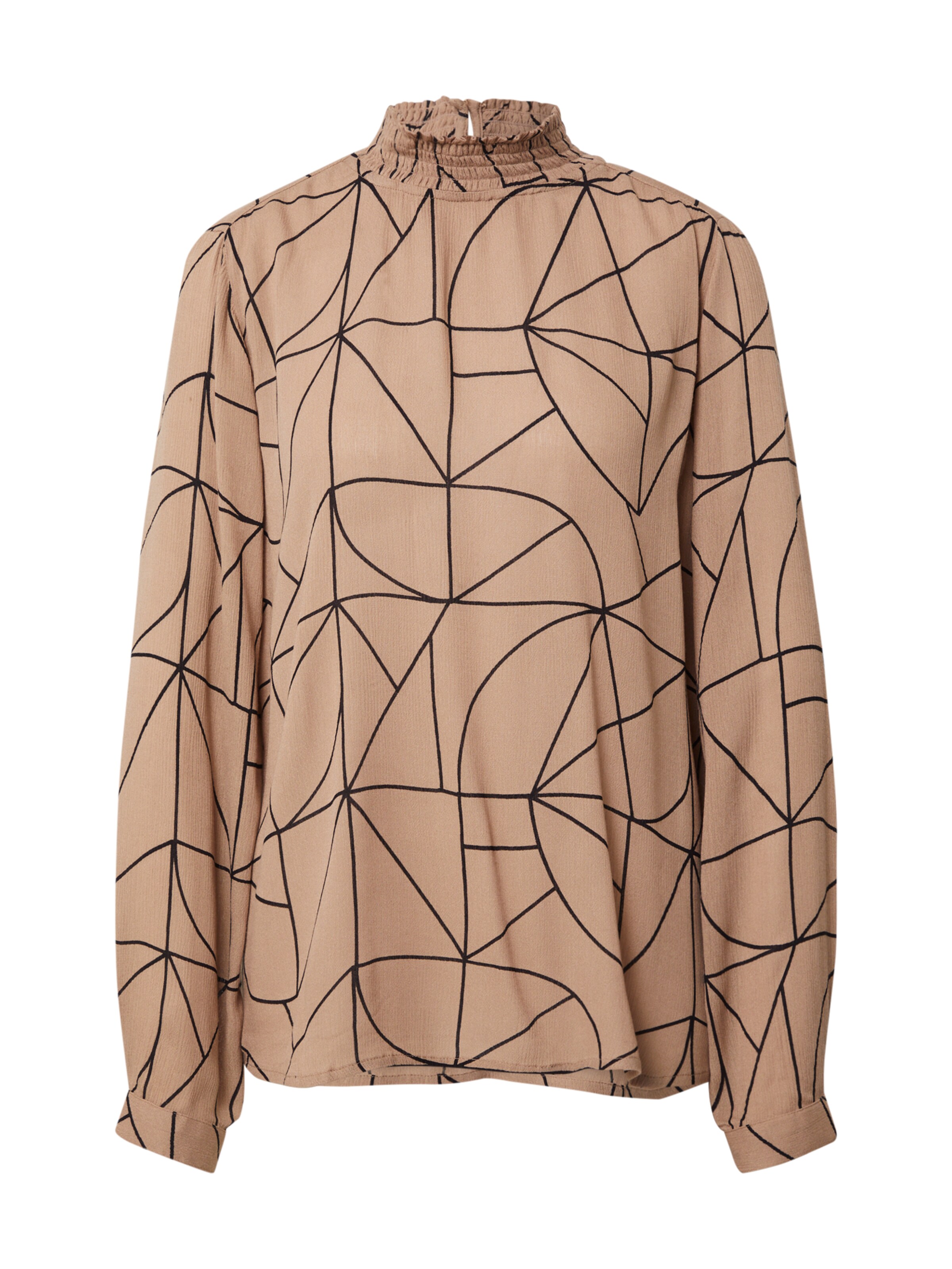 Kaffe Blouse 'KAAroa Amber' in Bruin: voorkant