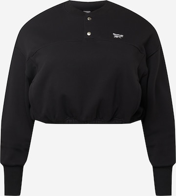 Reebok Classics Sweatshirt in Zwart: voorkant