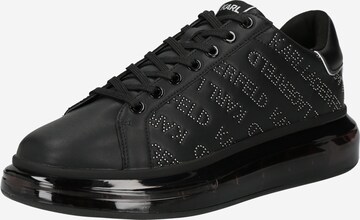 Karl Lagerfeld - Zapatillas deportivas bajas en negro: frente