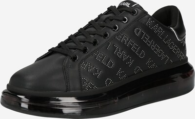 Karl Lagerfeld Baskets basses en noir / argent, Vue avec produit
