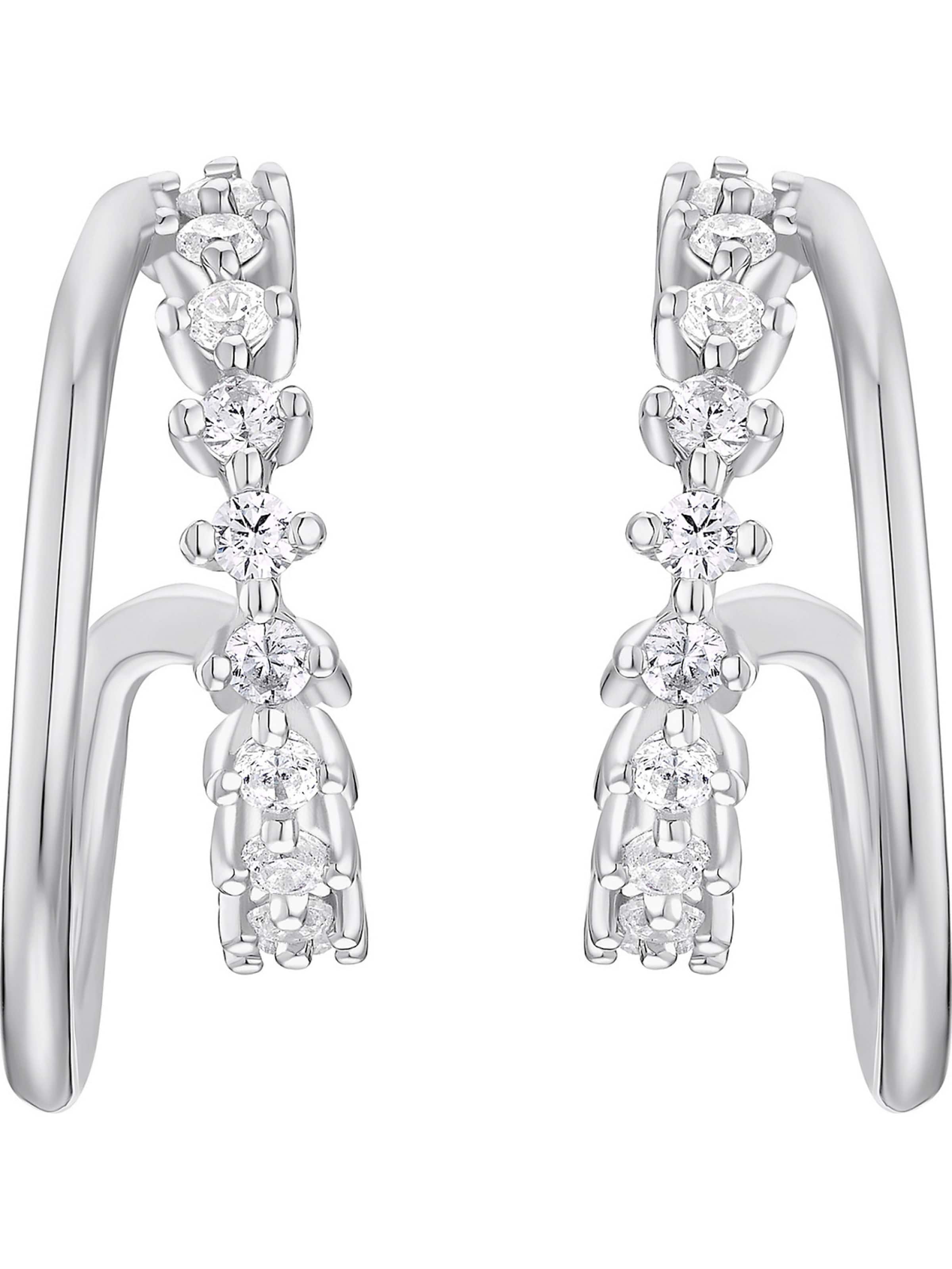 NOELANI Ohrringe in Silber: Vorderseite