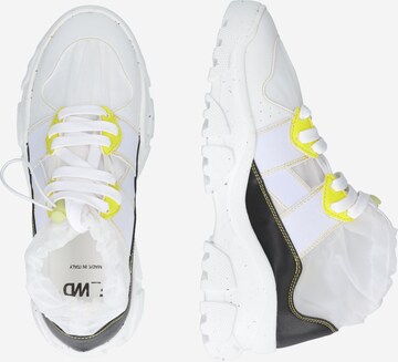 Sneaker alta 'XP2 JUNK X' di F_WD in giallo