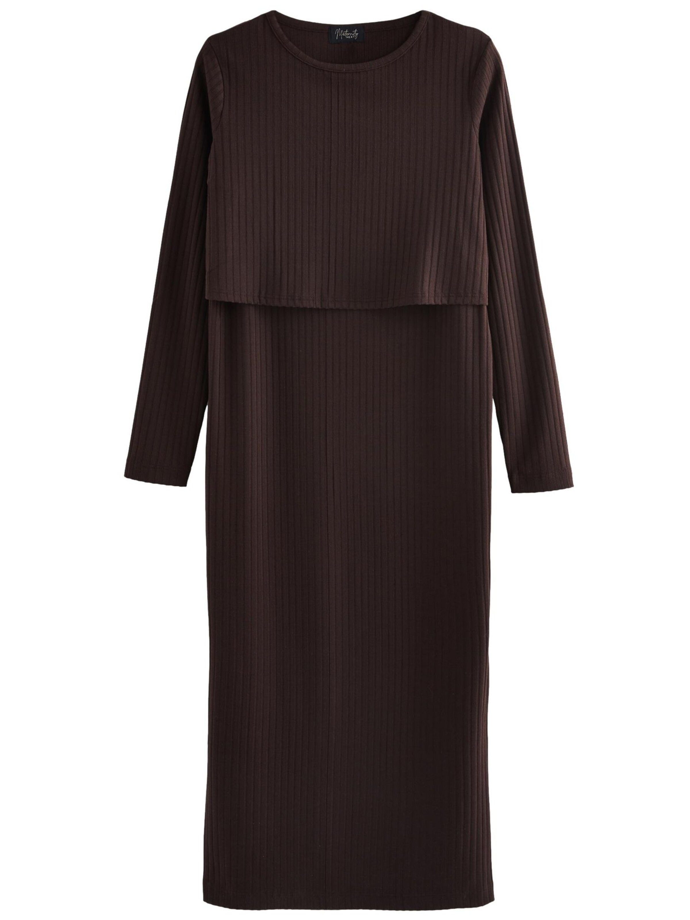 Next Dress in Brown: front