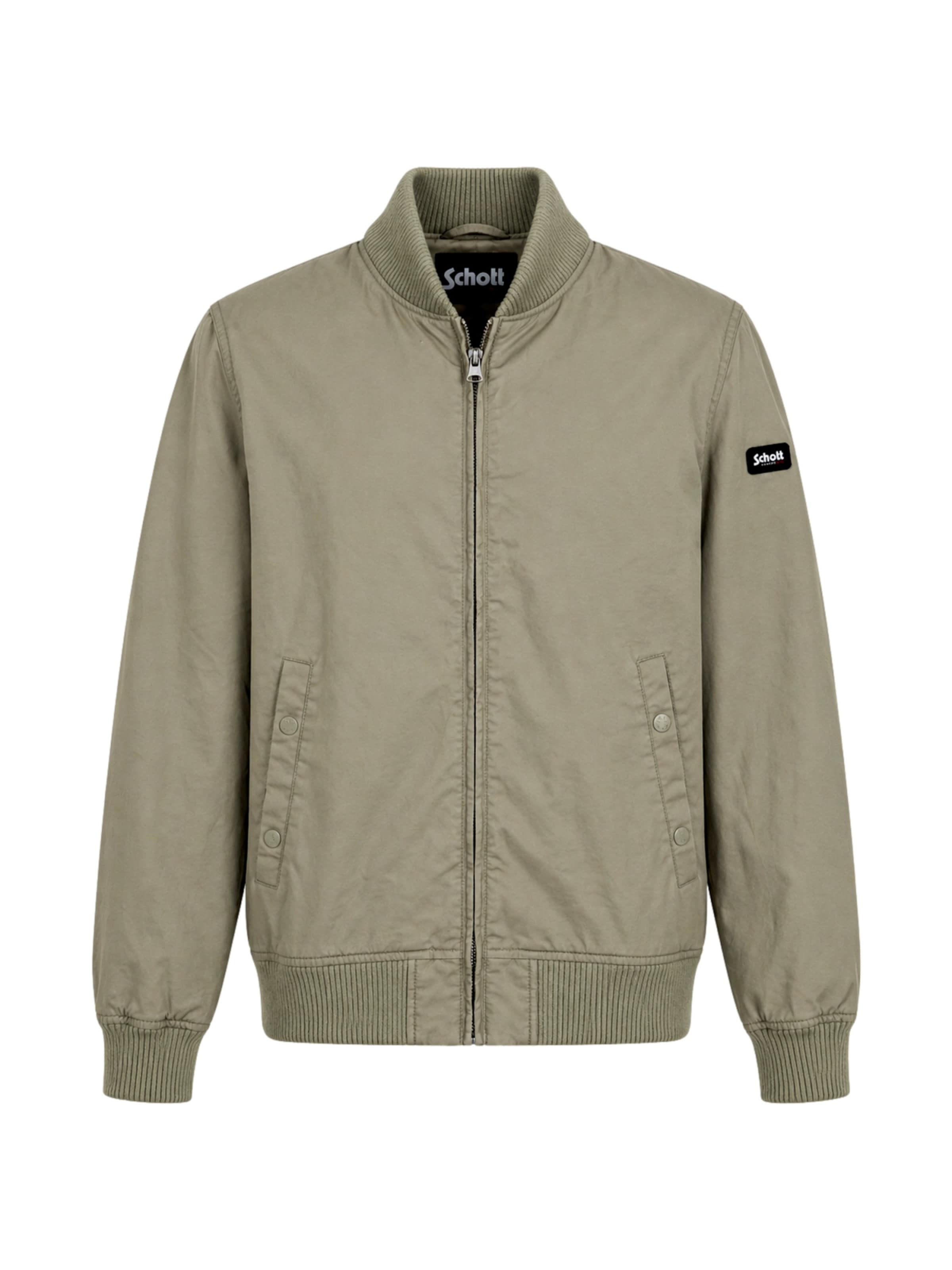 Schott NYC Between-season jacket 'Anker' in Green: front