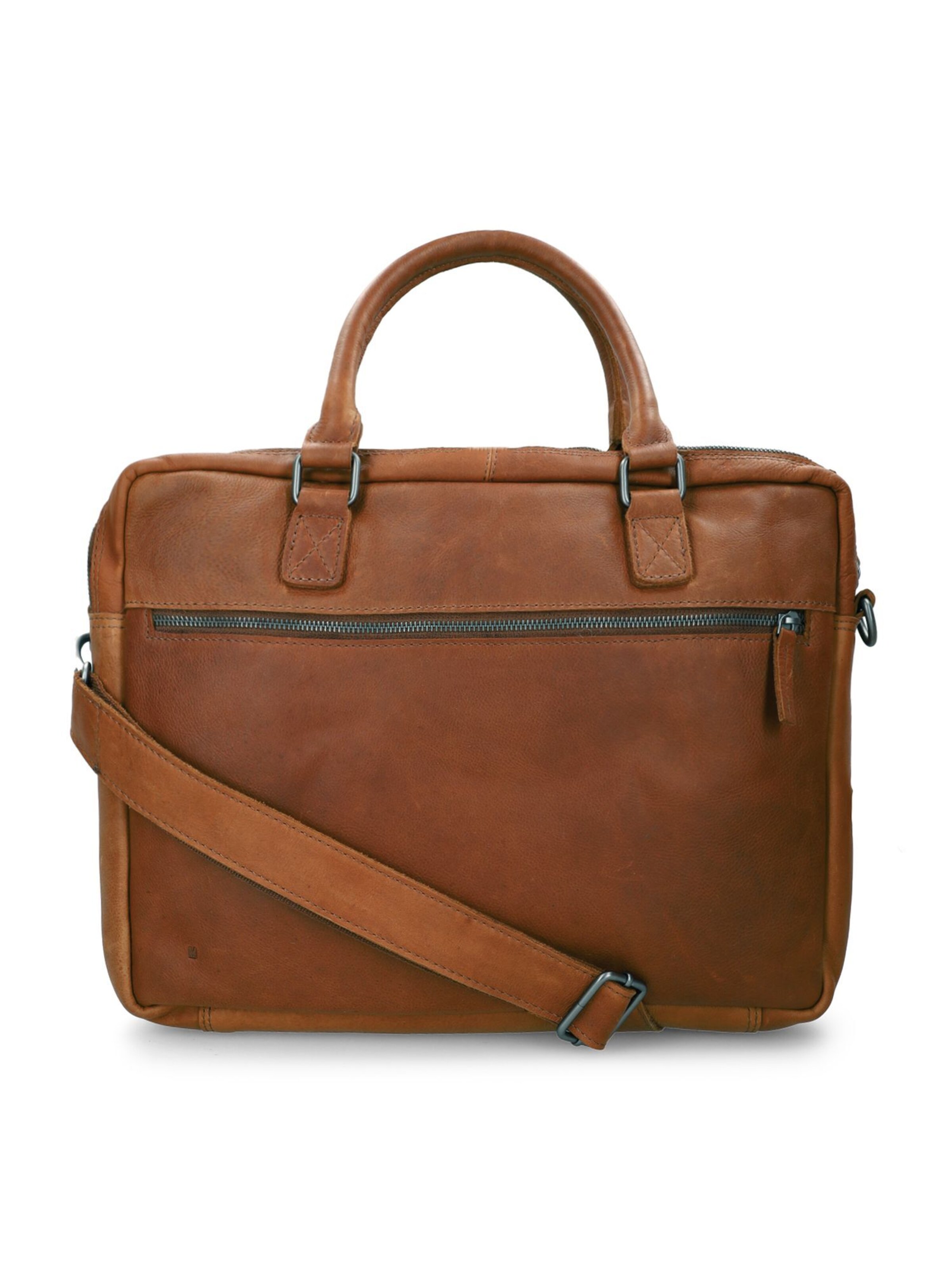 MANFIELD Laptoptas in Bruin