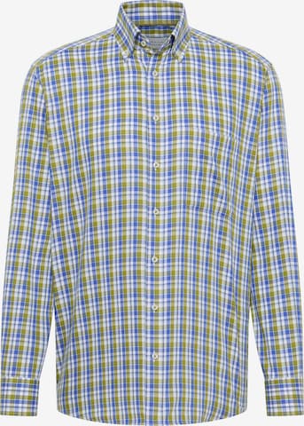 ETERNA Comfort fit Button Up Shirt in Blue: front