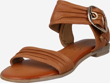 MUSTANG Sandaalit värissä ruskea: edessä