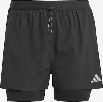 juoda ADIDAS PERFORMANCE Standartinis Sportinės kelnės 'Adi365': priekis