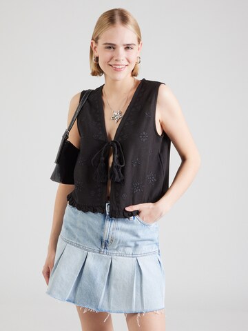 Gilet 'ONLJakiri' di ONLY in nero: frontale