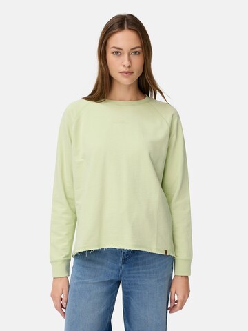 CAMEL ACTIVE Sweatshirt mit Raglanärmeln in Grün: Vorderseite