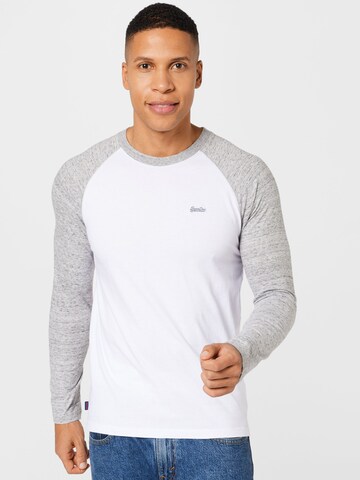 T-Shirt Superdry en blanc : devant