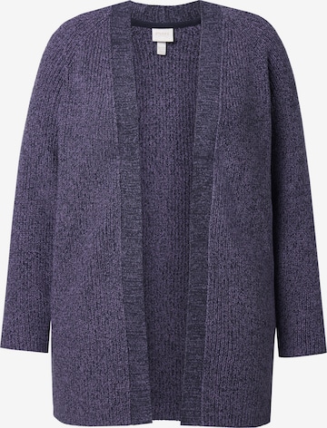 Ulla Popken Neuletakki värissä sininen: etupuoli