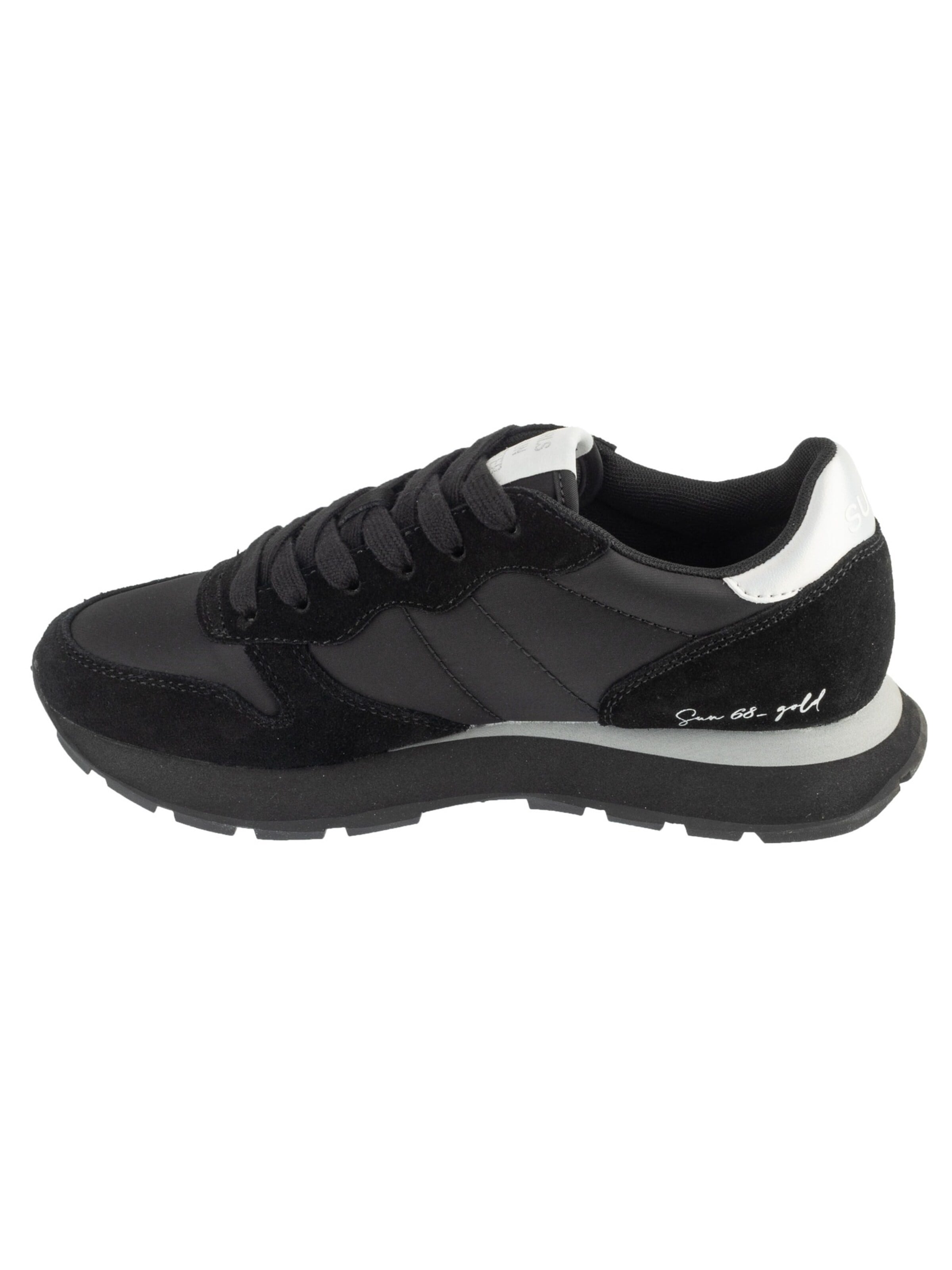 SUN68 Sneakers laag 'SUN68 Ally Gold Silver' in Zwart