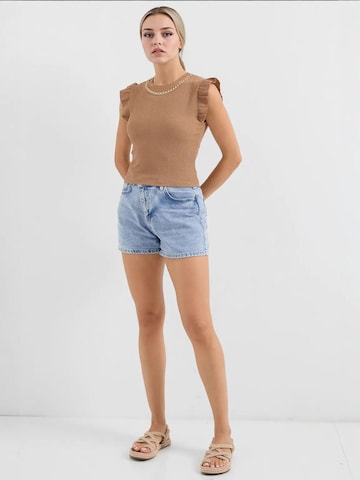 Bigdart Blouse in Bruin