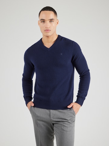 Hackett London Pullover in Blau: Vorderseite