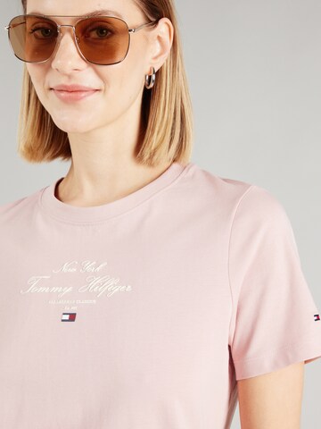 Maglietta di TOMMY HILFIGER in rosa
