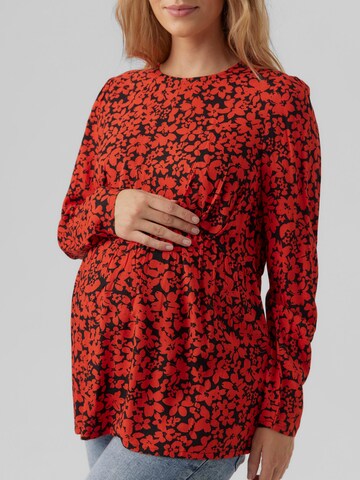 MAMALICIOUS Blouse 'NORA' in Rood