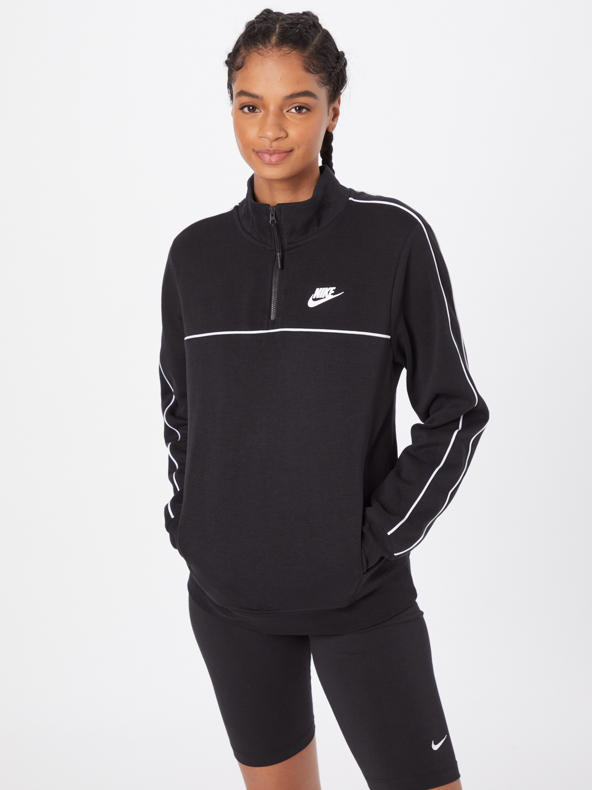Frauen Sweat Nike Sportswear Sweatshirt in Schwarz - QF27181 Frauen Sweat Nike Sportswear Sweatshirt in Schwarz - QF27181