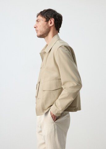 MANGO MAN Between-Season Jacket 'Darren' in Beige