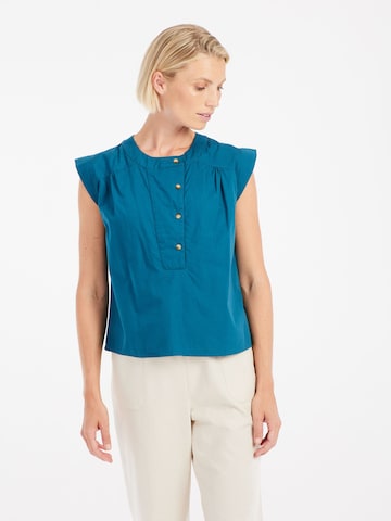 PROTEST Shirt 'PRTJana' in Blue: front