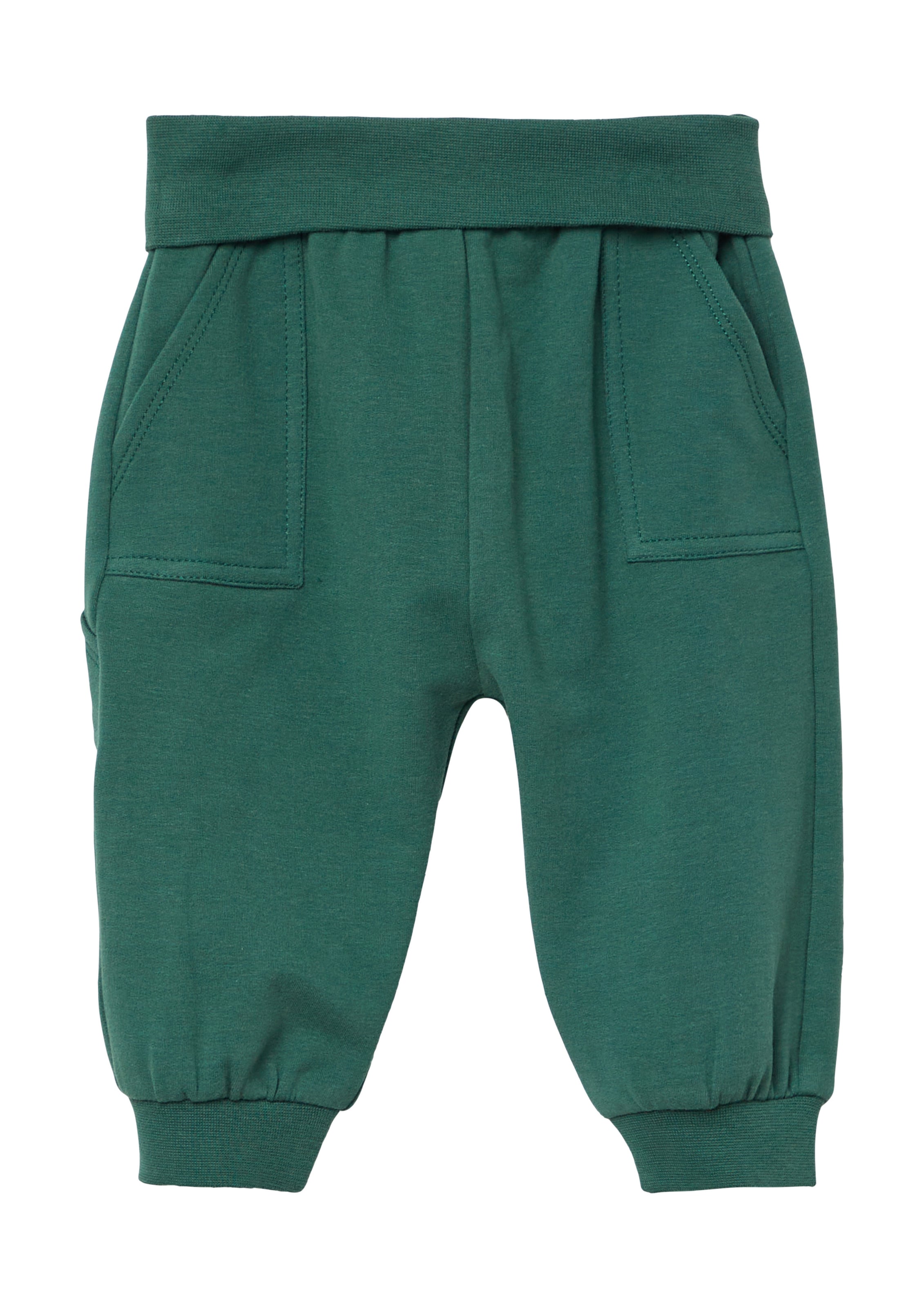 Effilé Pantalon s.Oliver en vert : devant
