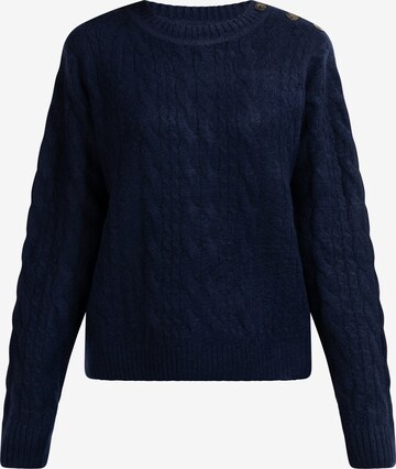 Pullover 'Zitha' di DreiMaster Vintage in blu: frontale