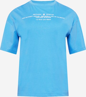 Rethink Status Shirt in Blauw: voorkant
