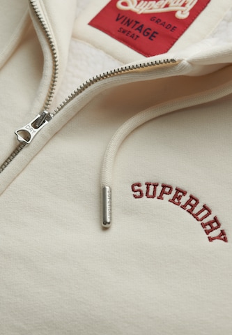 Superdry Sweatvest in Wit