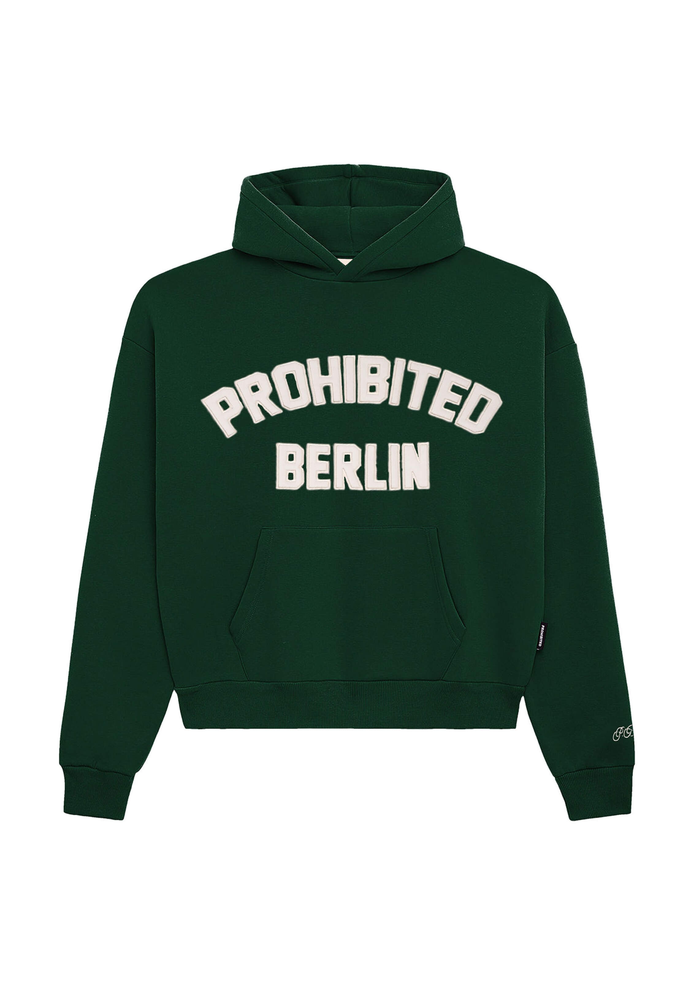 Prohibited Sweatshirt 'Berlin' in Grün: Vorderseite