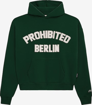 Prohibited Sweatshirt 'Berlin' in Green: front