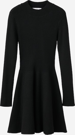 MANGO Pletena haljina 'PEPLUM' u crna, Pregled proizvoda