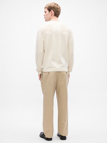 BOSS Pullover 'Momentum-X' in Weiß