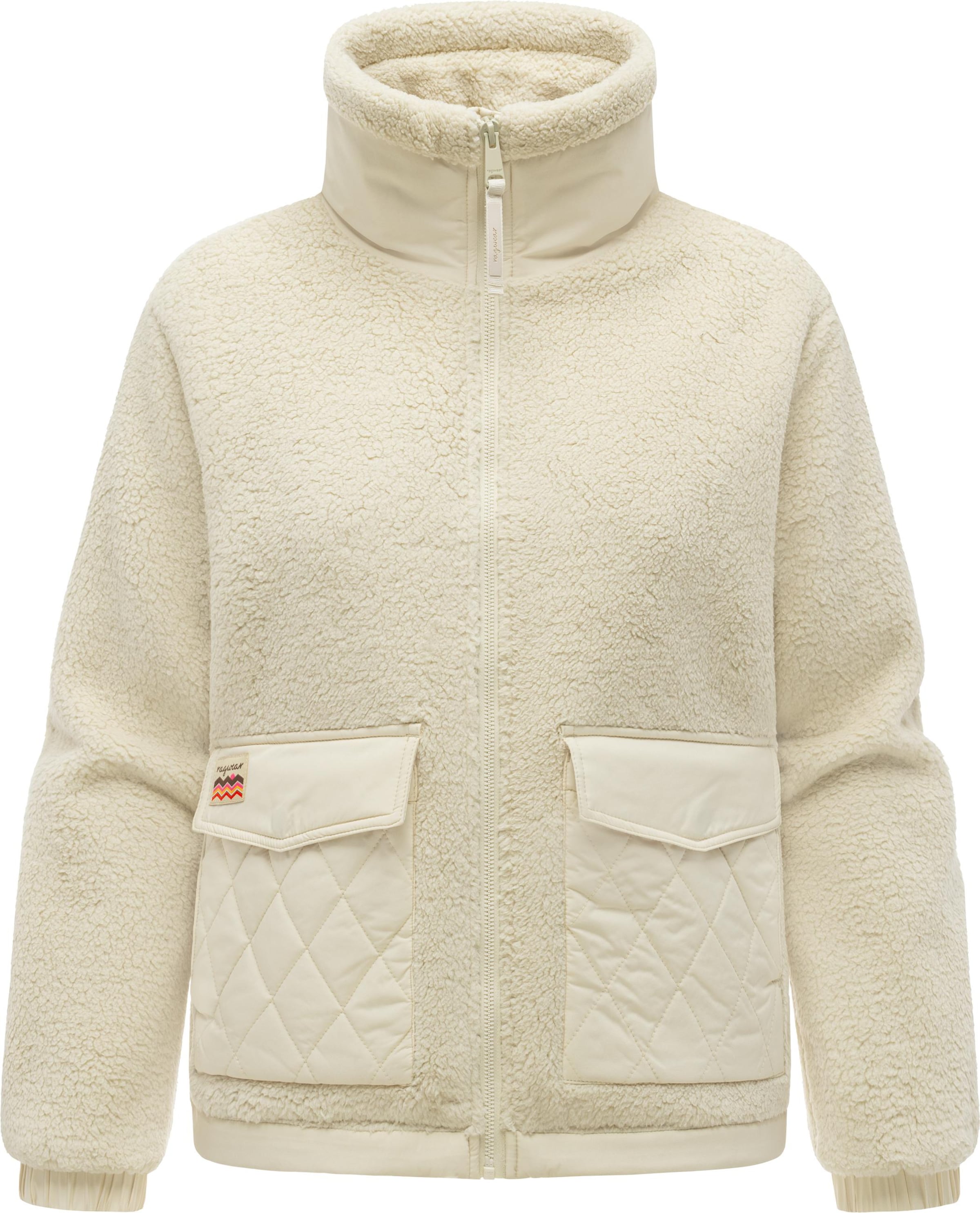 Ragwear Fleece jacket 'Arctika Y' in Beige: front