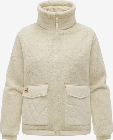 Ragwear Fleece jacket 'Arctika Y' in Beige: front