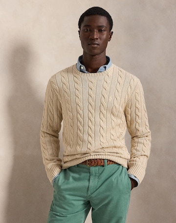 Polo Ralph Lauren Regular fit Tröja 'DRIVER' i brun: framsida