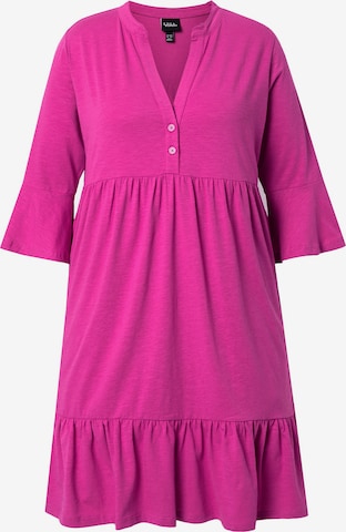 Ulla Popken Kleid in Pink: Vorderseite
