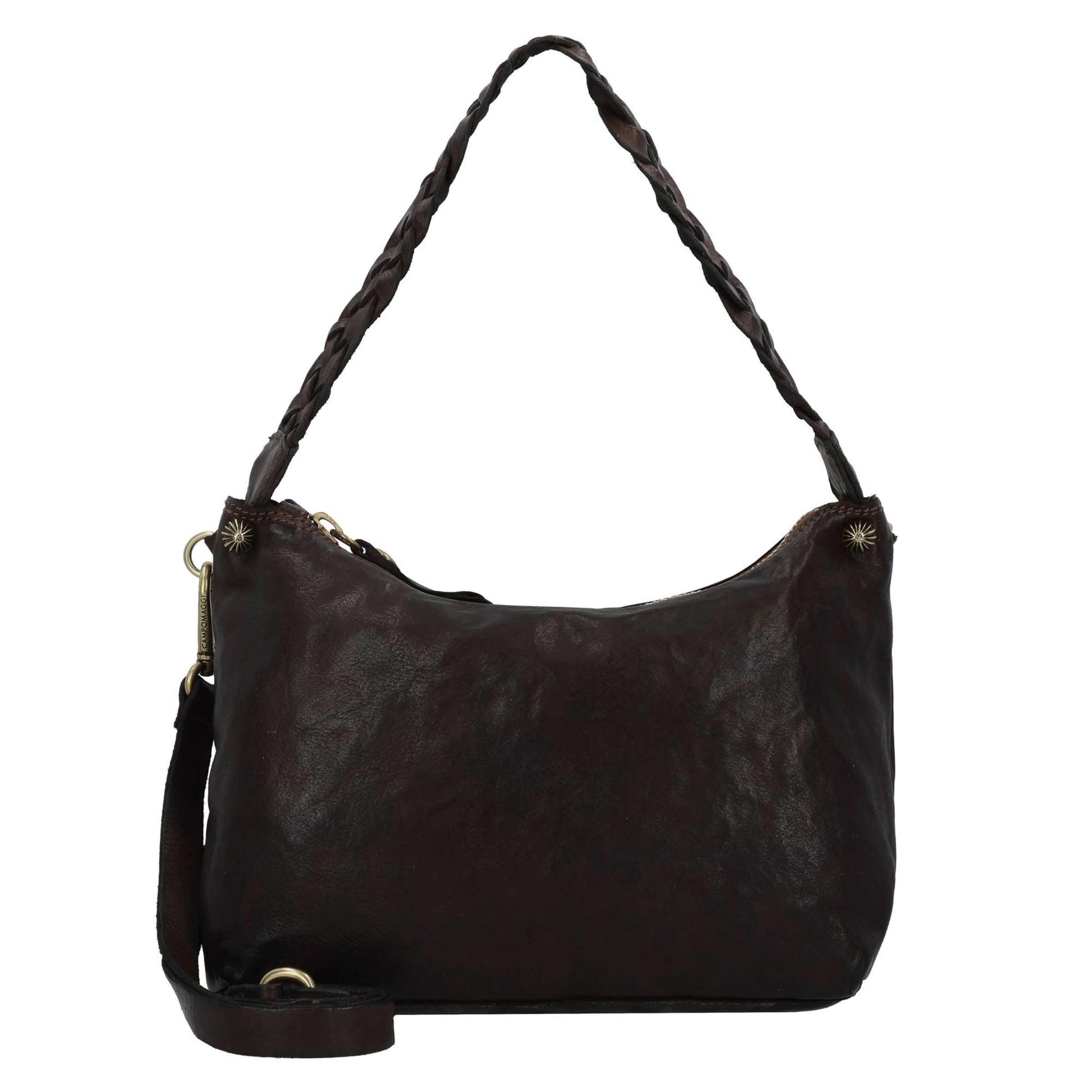 Campomaggi Shoulder Bag 'Bice' in Brown: front
