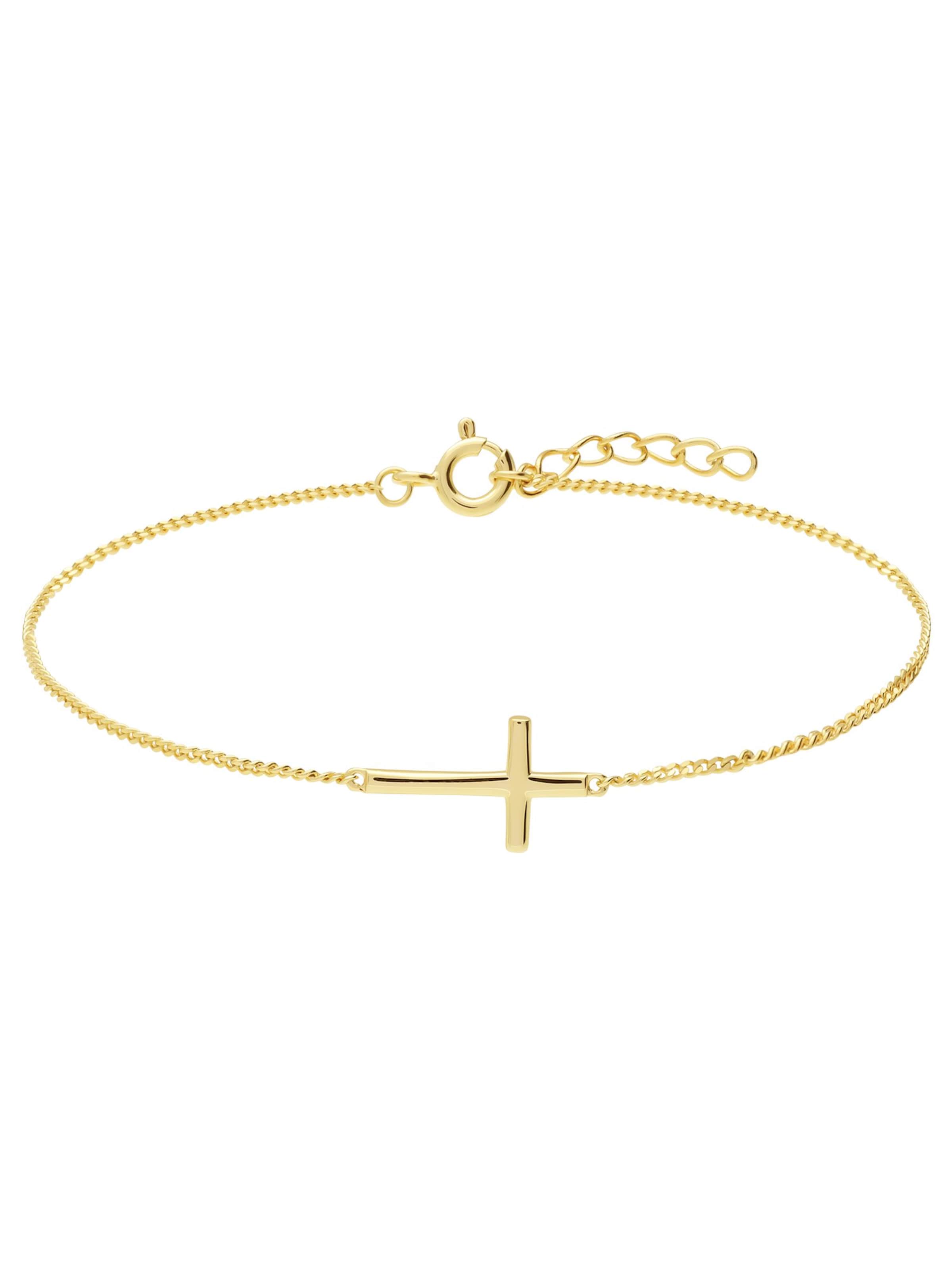 Lucardi Armband 'Klassisch' in de kleur Goud, Productweergave