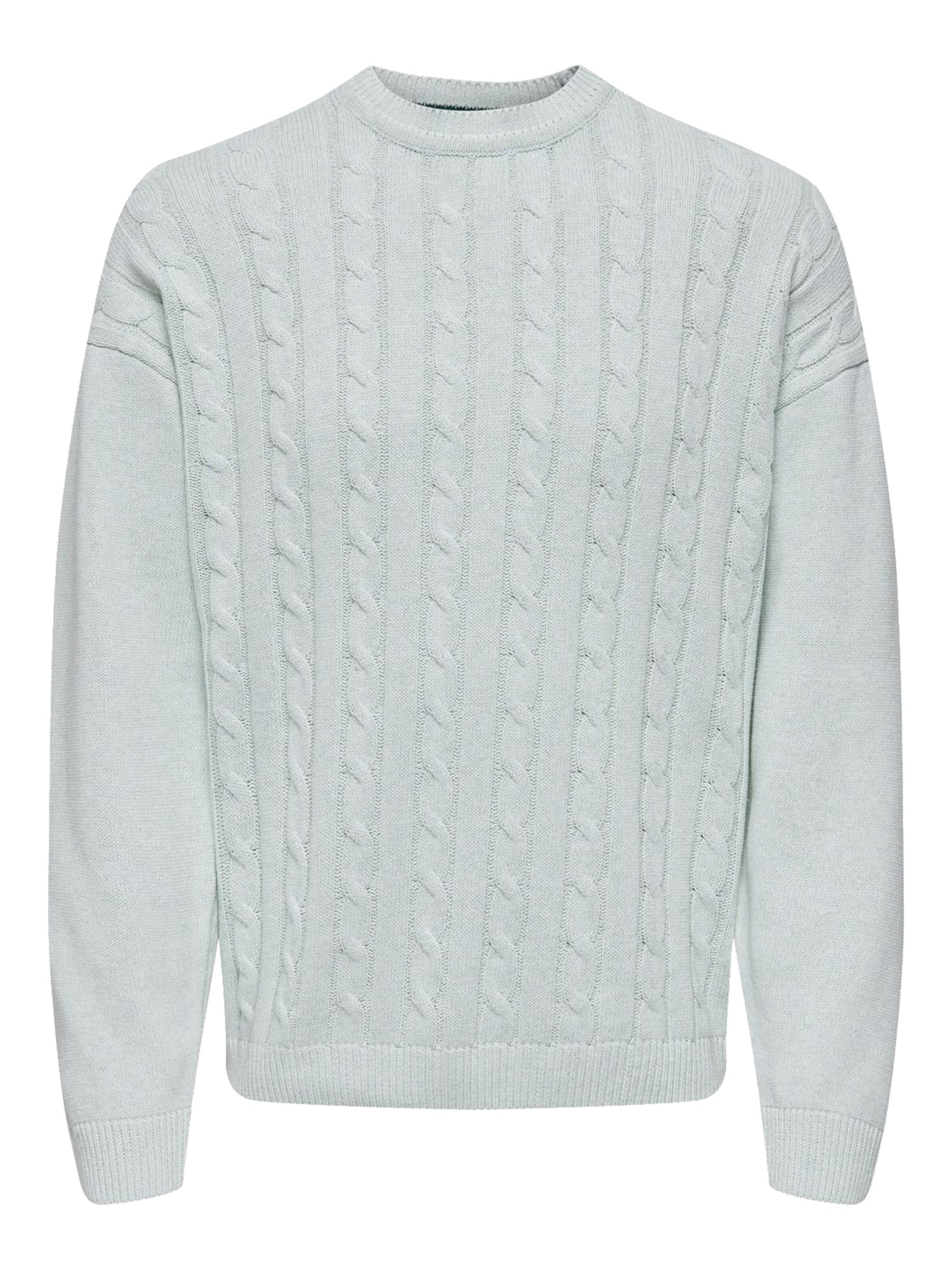 Pull-over 'Lamard' Only & Sons en vert : devant