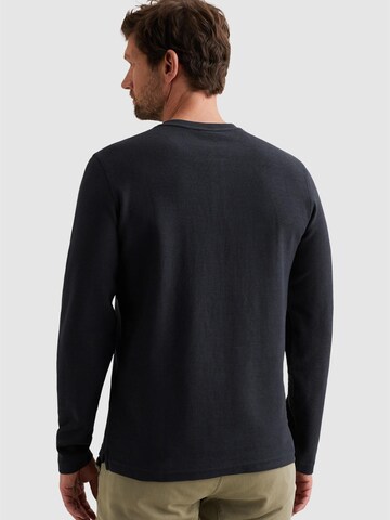 PME Legend Regular fit Overhemd 'Henley T-shirt with long sleeves' in Blauw