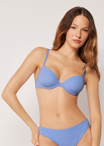 CALZEDONIA Push-up Bikinitop 'Premium Fit' in Blau