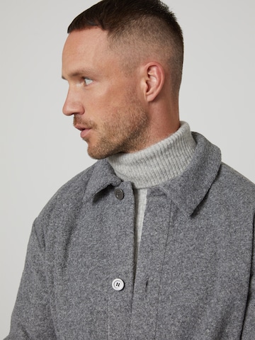 DAN FOX APPAREL Between-season jacket 'Lean' in Grey